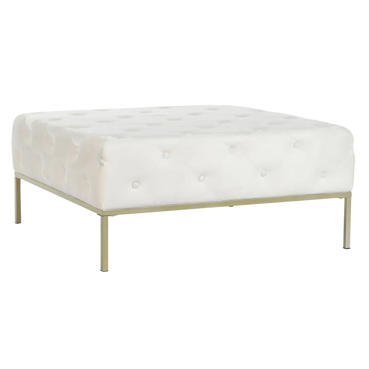 Banquette dkd home decor blanc dore metal 100 x 100 x 45 cm s304438464. Diaytar puise sa force dans sa capacité à sans cesse renouveler son offre avec des produits généraux frais et inattendus