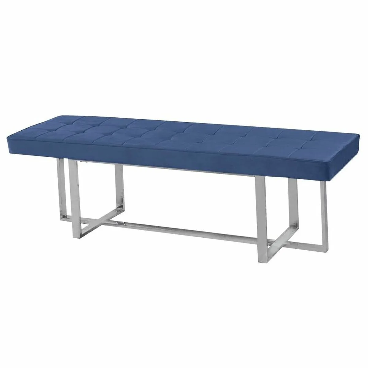 Banquette dkd home decor bleu polyester acier 150 x 45 x 45 cm s302305695. Chez Diaytar, nous transformons vos envies en réalité avec style.
