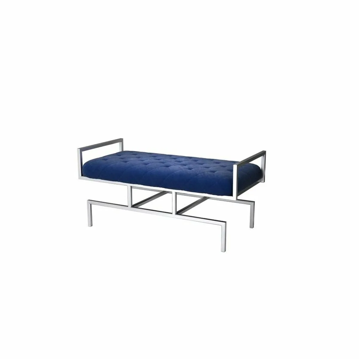 Banquette dkd home decor bleu polyester acier 97 x 44 x 46 cm s302305548. Diaytar : Parce que vos goûts sont éclectiques, notre offre de produits l'est tout autant. Explorez sans modération.