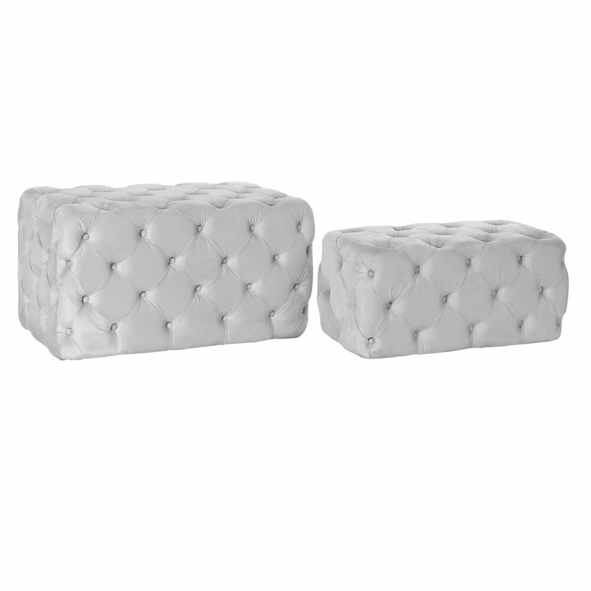 Banquette dkd home decor gris polyester velours bois mdf 88 x 53 x 48 cm s302388491. Bienvenue dans le cercle très sélect des acheteurs inspirés. Diaytar révèle les produits qui définiront demain.
