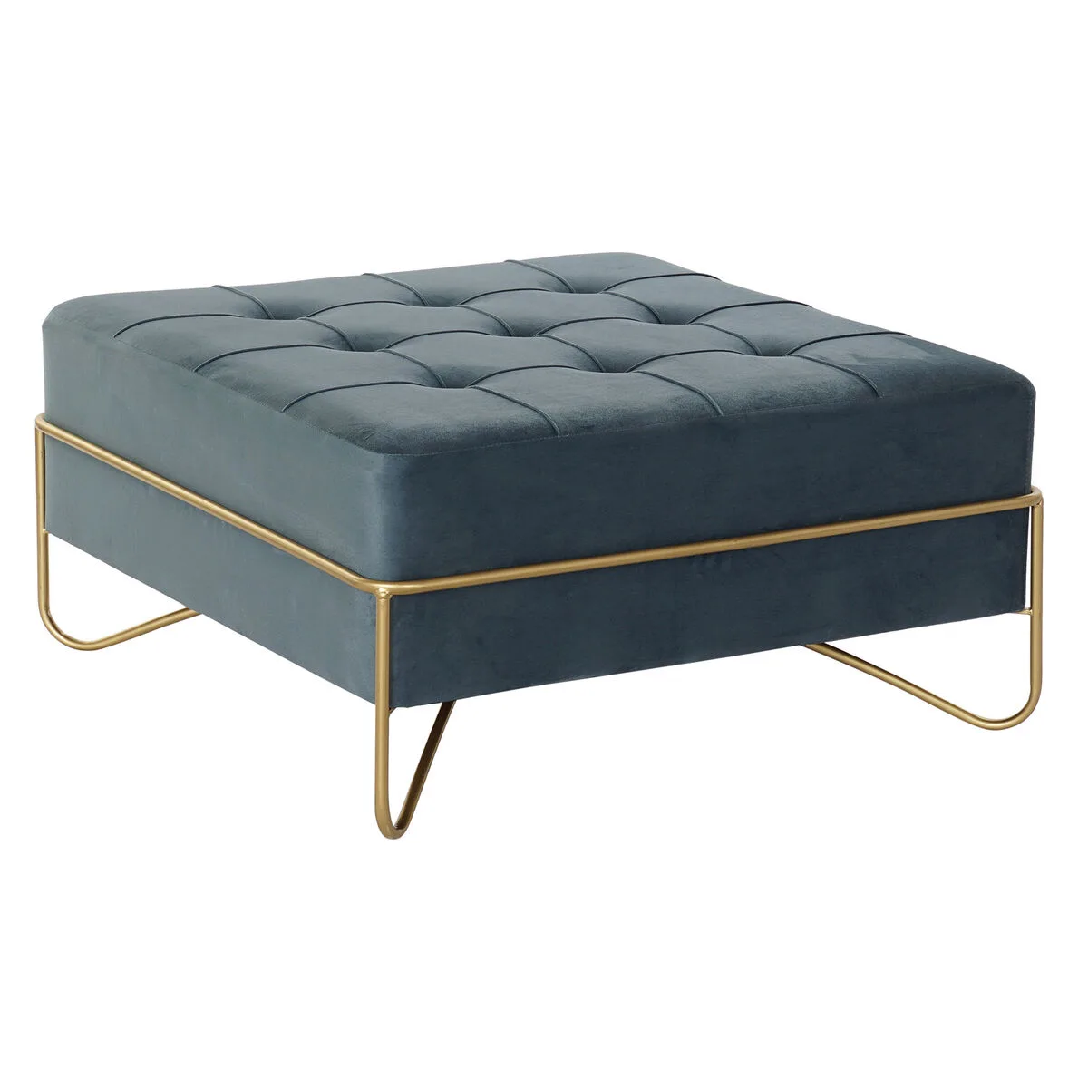Banquette dkd home decor mousse bleu dore metal polyester velours bois mdf 80 x 80 x 42 cm s302329260. Diaytar est le trait d'union entre le monde de la tech et celui du lifestyle, pour une expérience utilisateur sans faille.