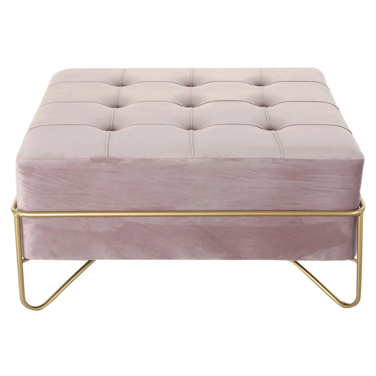 Banquette dkd home decor mousse rose dore metal polyester velours bois mdf 80 x 80 x 42 cm s302329977. Diaytar : Le curateur de votre quotidien. Des produits soigneusement choisis pour leur originalité et leur utilité