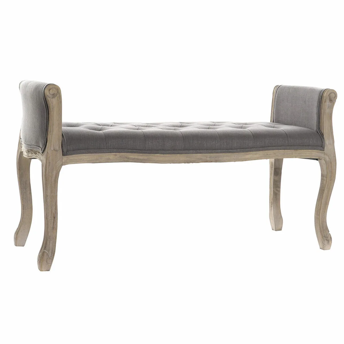 Banquette dkd home decor naturel gris fonce bois d hevea toile 109 x 44 5 x 60 cm s302227591. Diaytar, c'est la démonstration que le meilleur des produits est à portée de clic, sans compromis, sans attente.