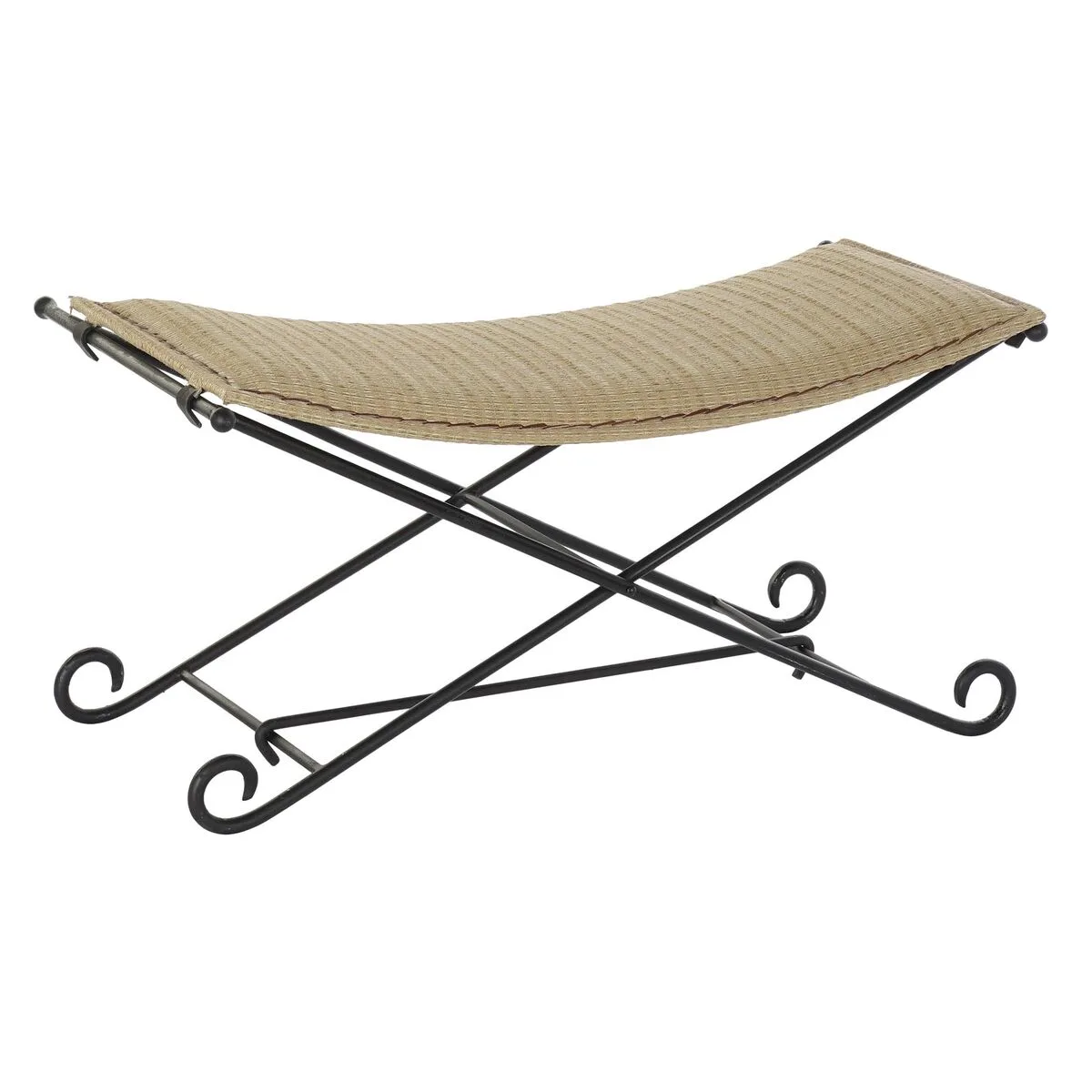 Banquette dkd home decor noir metal marron clair rotin 94 x 49 x 44 cm s303364913. Diaytar révolutionne votre expérience d'achat en ligne avec une curation unique de produits tendance, high-tech et lifestyle
