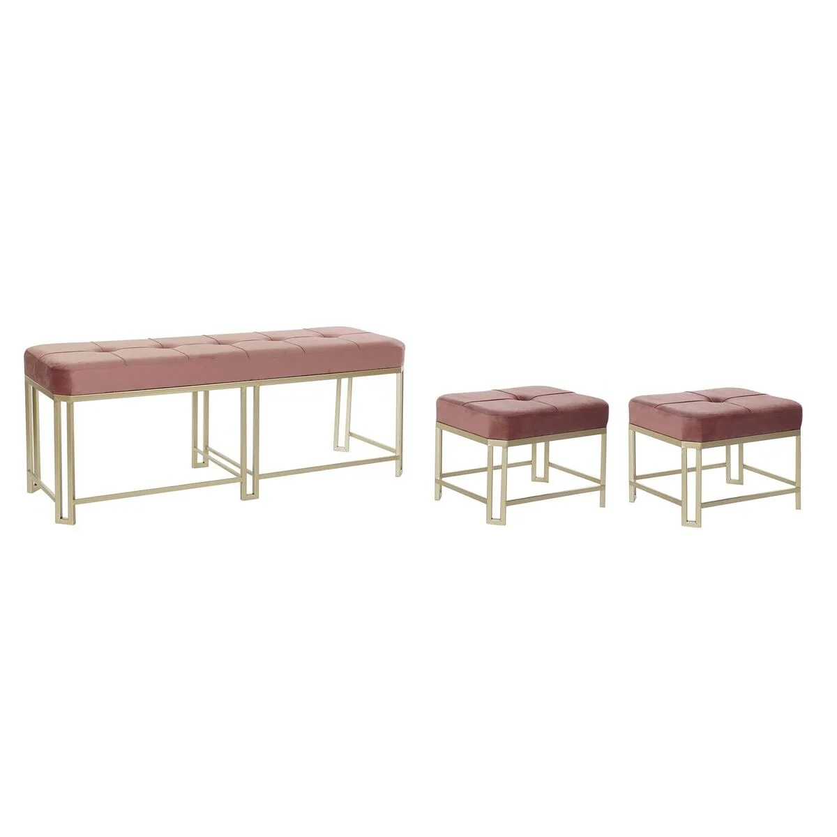 Banquette dkd home decor rose metal velours 120 x 40 x 46 cm s303386011. Nous avons infusé Diaytar avec une dose massive de passion pour le produit. Contagieux : vous allez l'attraper.