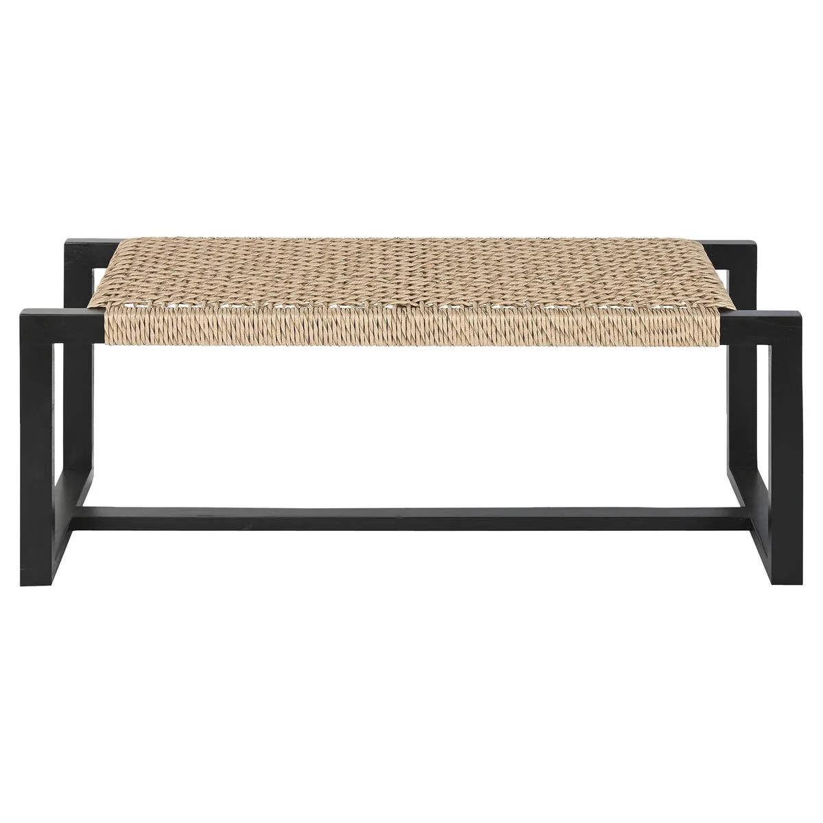 Banquette home esprit noir fibre synthetique fibre bois de teck 120 x 40 x 45 cm s306176171. Notre philosophie Diaytar : vous offrir une plateforme unique où produits généraux, tendances et technologies convergent harmonieusement