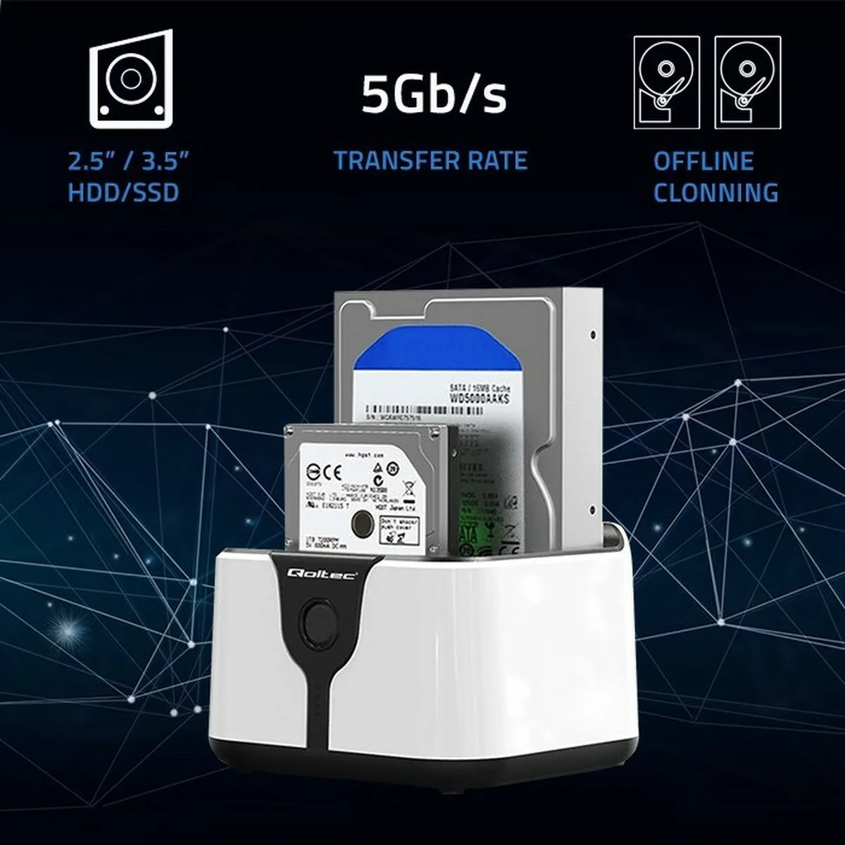 Base de charge qoltec 50309 s9111190355. Notre mission chez Diaytar : vous simplifier la vie en vous proposant les produits les plus ingénieux et les plus tendance du marché