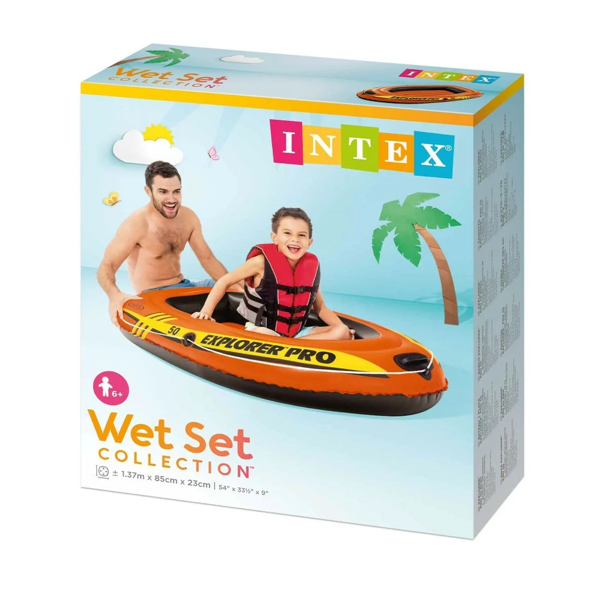 Bateau gonflable intex explorer pro 50 4 unites 137 x 23 x 85 cm s890158415. Transformez votre intérieur avec les produits déco Diaytar !