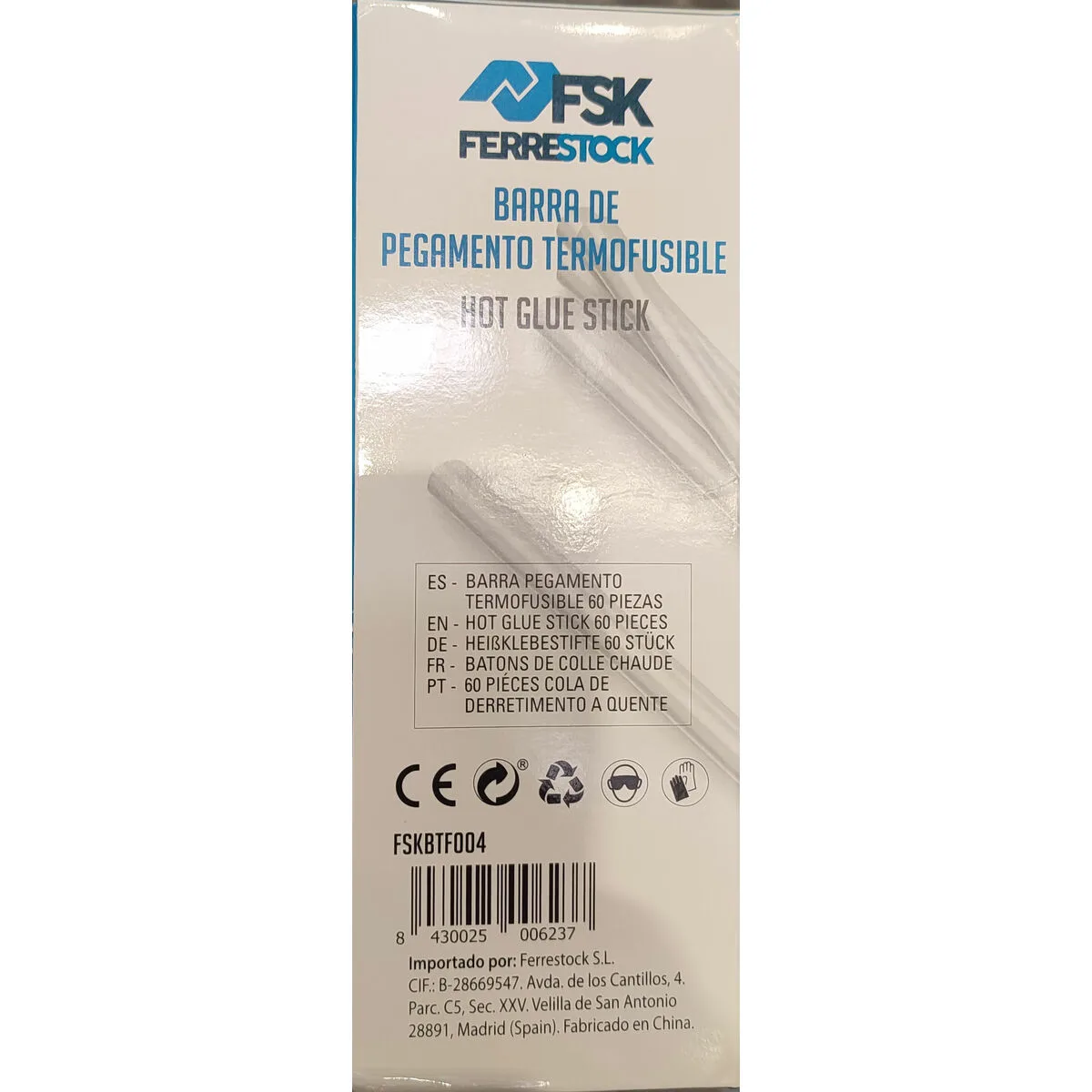 Baton de colle ferrestock o 11 cm transparent 60 unites s650441616. Notre mission chez Diaytar : démocratiser l'accès aux produits extraordinaires, sans rogner sur le design ou la qualité.