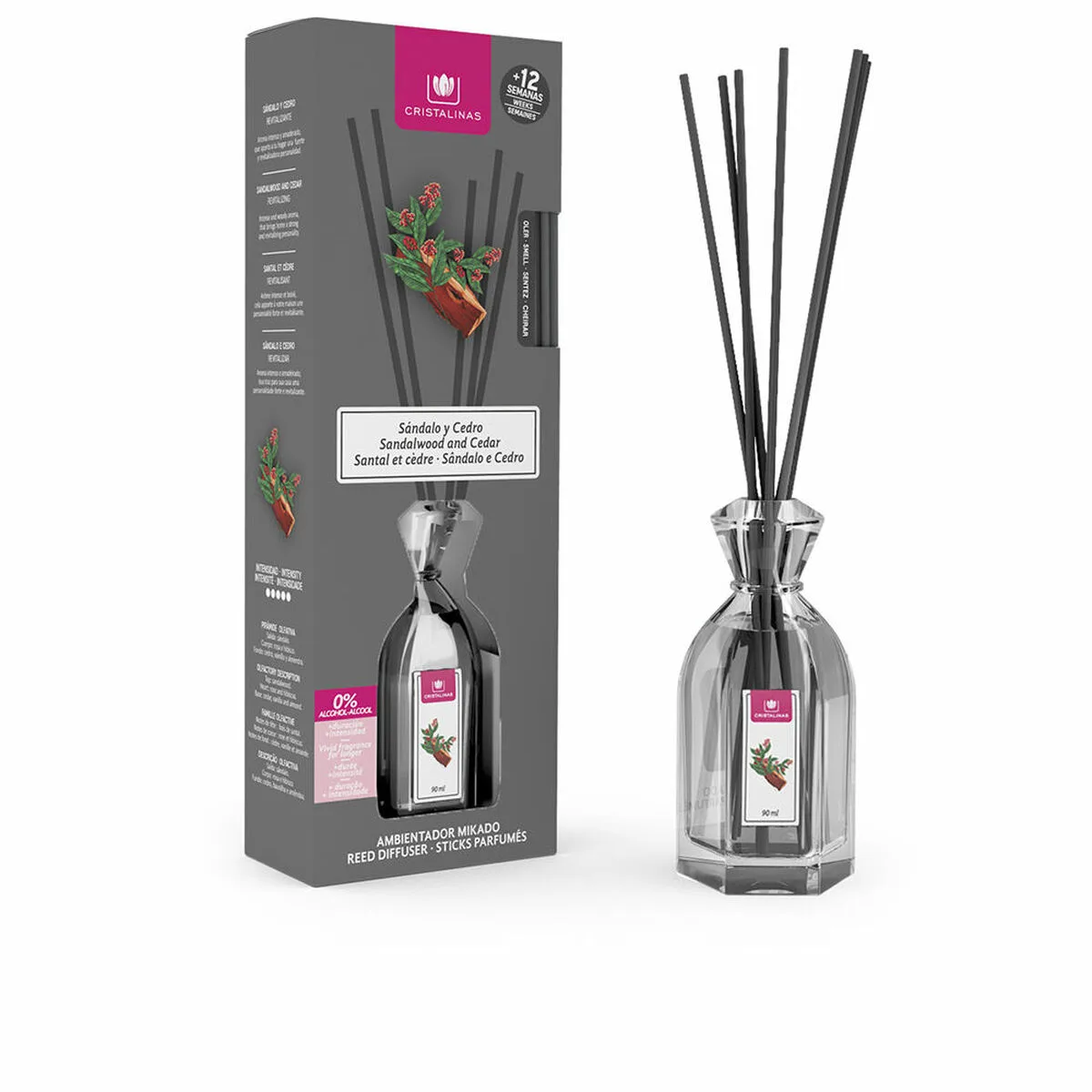 Batonnets parfumes cristalinas sandalo cedro 90 ml s0512441999. Diaytar, c'est la promesse de découvrir au moins un produit qui vous fera dire 'Mais où était-il donc tout ce temps ?'.