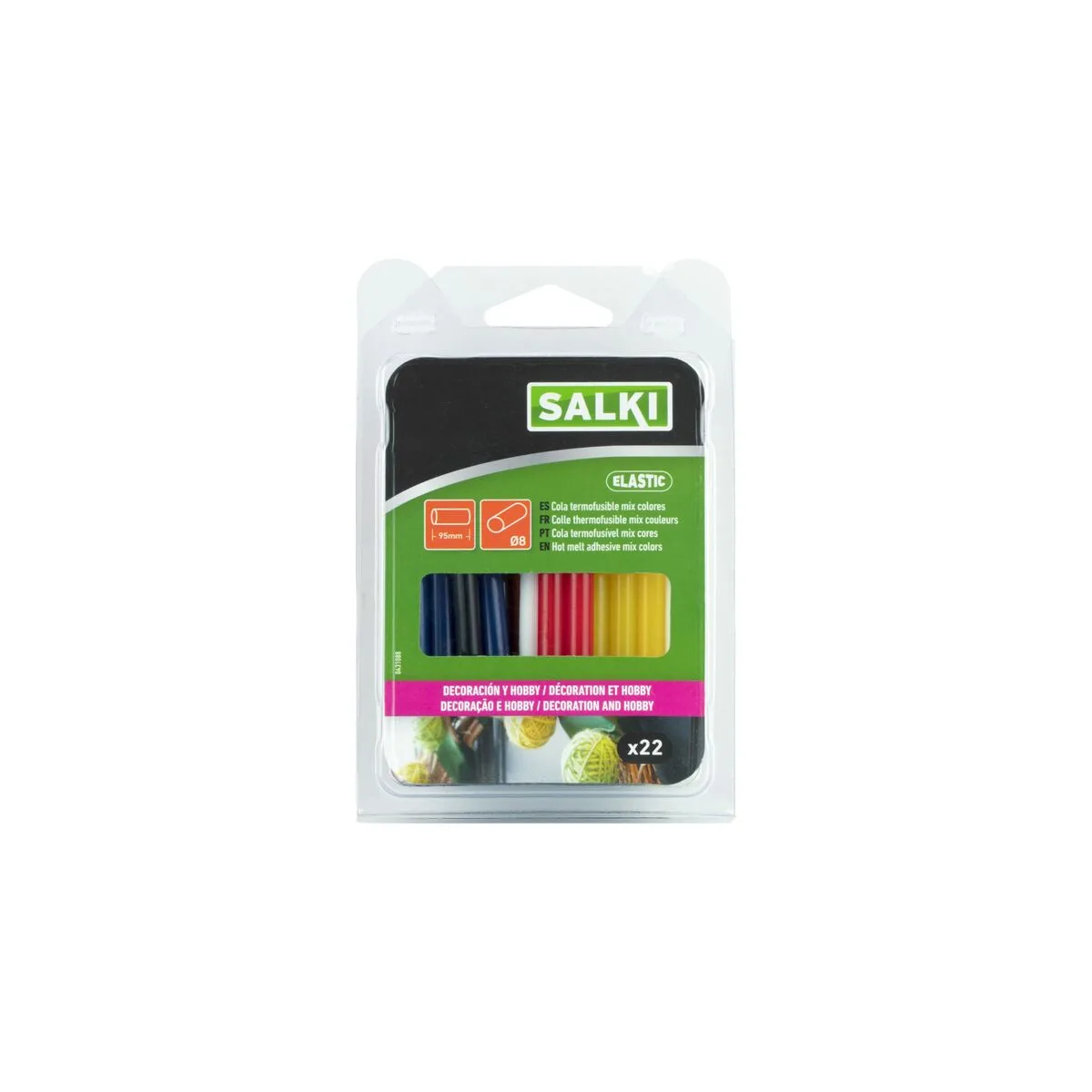 Batons de colle thermofusible salki 431088 multicouleur decoration o 8 x 95 mm 105 g 28 unites s791938361. Diaytar, le partenaire de ceux qui veulent une vie mieux équipée, mieux designée et plus connectée, tout simplement.Diaytar : Le laboratoire des tendances où naissent vos futurs produits préférés, des essentiels aux plus innovants.