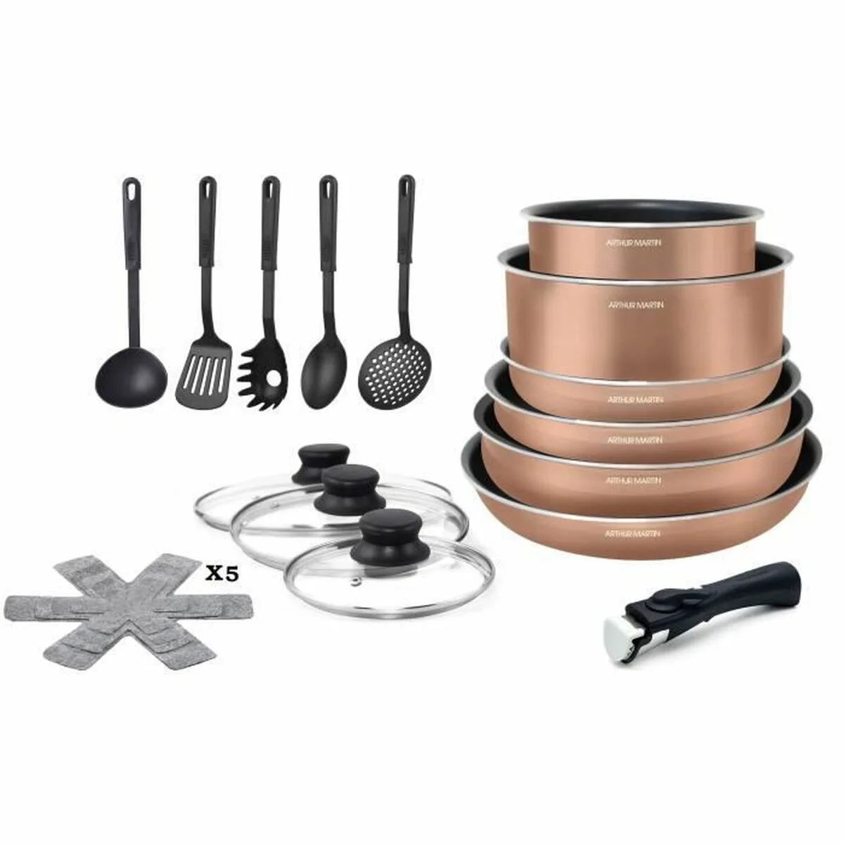 Batterie de cuisine arthur martin 20 pieces s718495847. Diaytar, c'est la solution élégante à tous vos problèmes du quotidien, et la source de nouvelles envies insoupçonnées.