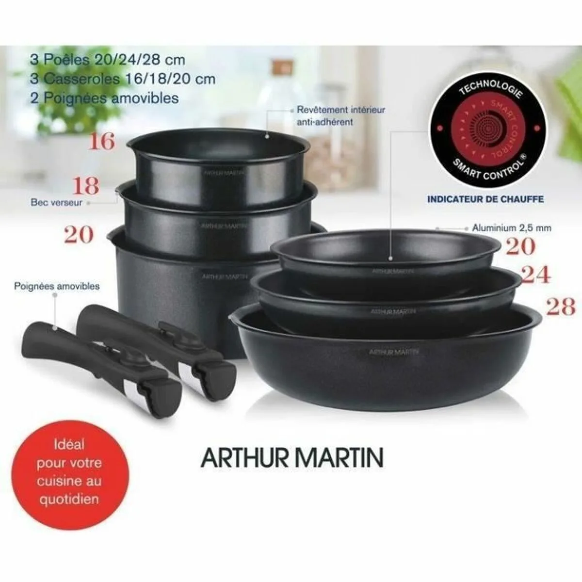 Batterie de cuisine arthur martin am925b 8 pieces s7101335631. Diaytar, c'est le point de départ de toutes vos histoires. Quel produit allez-vous choisir pour écrire la suite ?