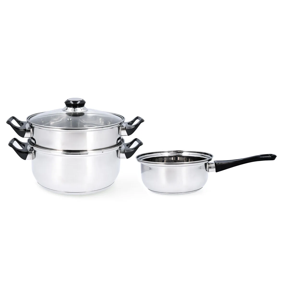 Batterie de cuisine quid habitat acier 3 pieces s271277136. Créez votre look signature avec les pièces mode sélectionnées par Diaytar.