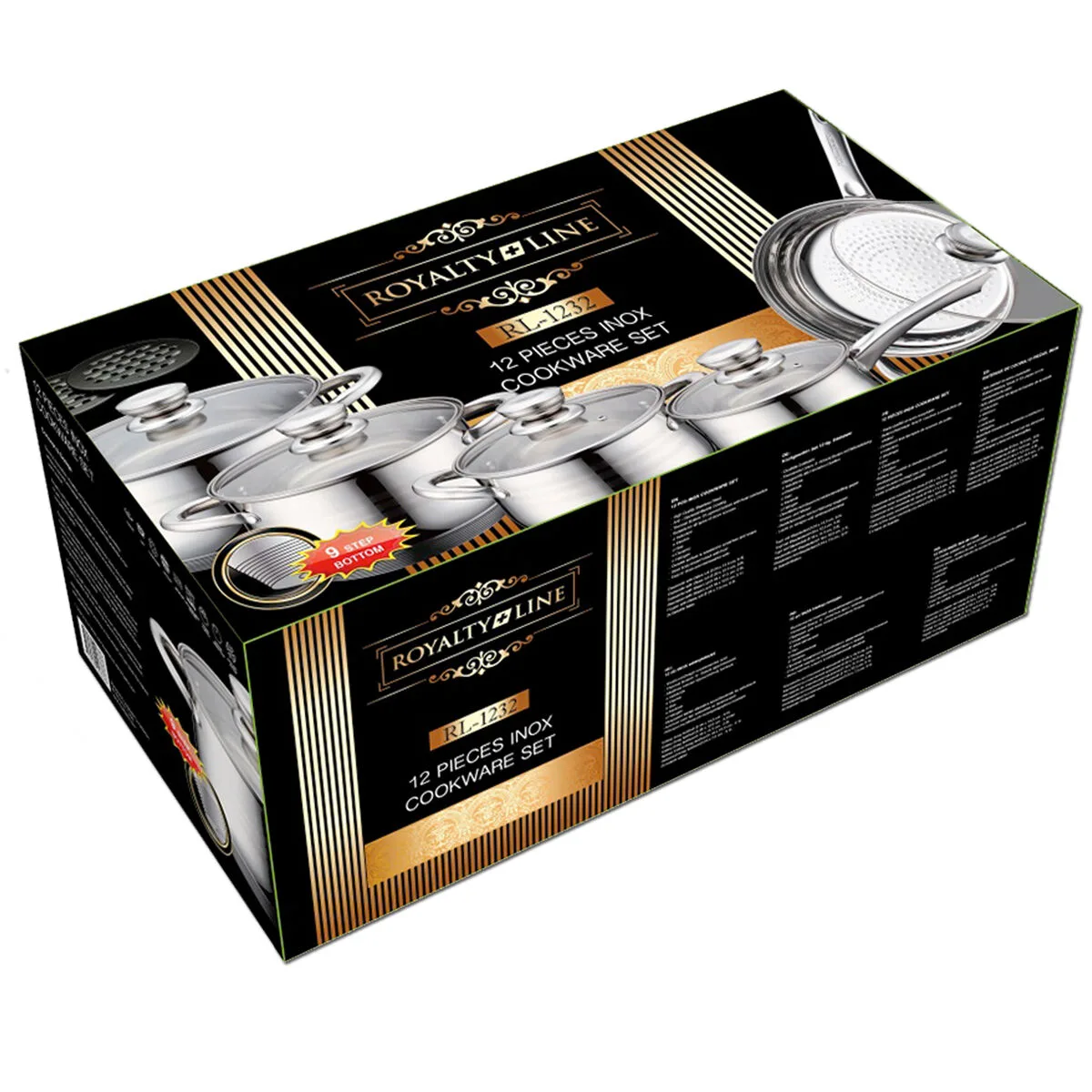 Batterie de cuisine royalty line 1232 acier 12 pieces d060012137. Diaytar : Votre destination shopping en ligne pour découvrir les dernières tendances et produits généraux soigneusement sélectionnés