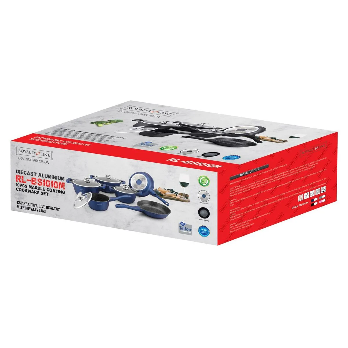 Batterie de cuisine royalty line bs1010m noir rouge 10 pieces d060011472. Diaytar, c'est le manifeste d'un shopping plus intelligent, plus rapide, et résolument plus gratifiant.