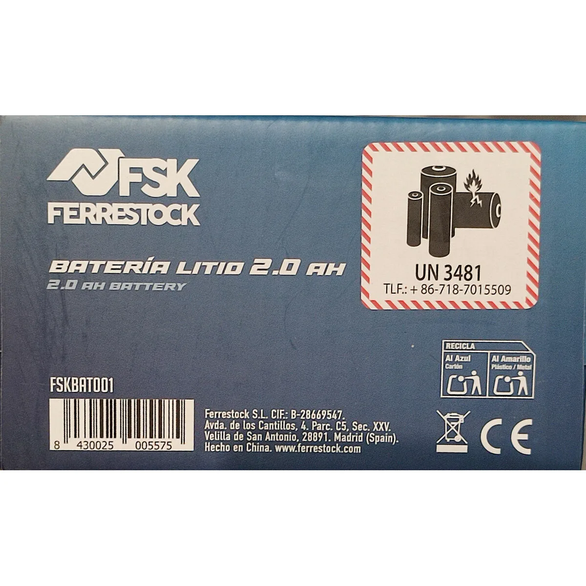 Batterie ferrestock fsktab001 s650031393. Votre boutique de confiance Diaytar vous accompagne dans tous vos projets.