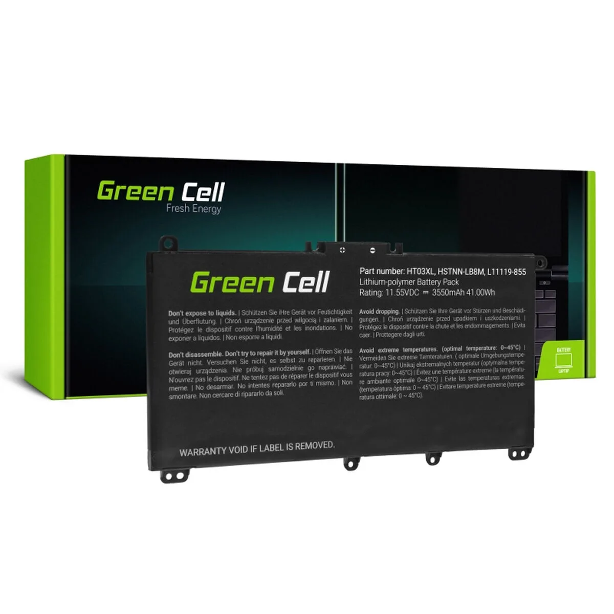 Batterie pour ordinateur portable green cell hp163 noir 3400 mah s911892895. Innovation, style et qualité : les trois piliers de l'expérience Diaytar.