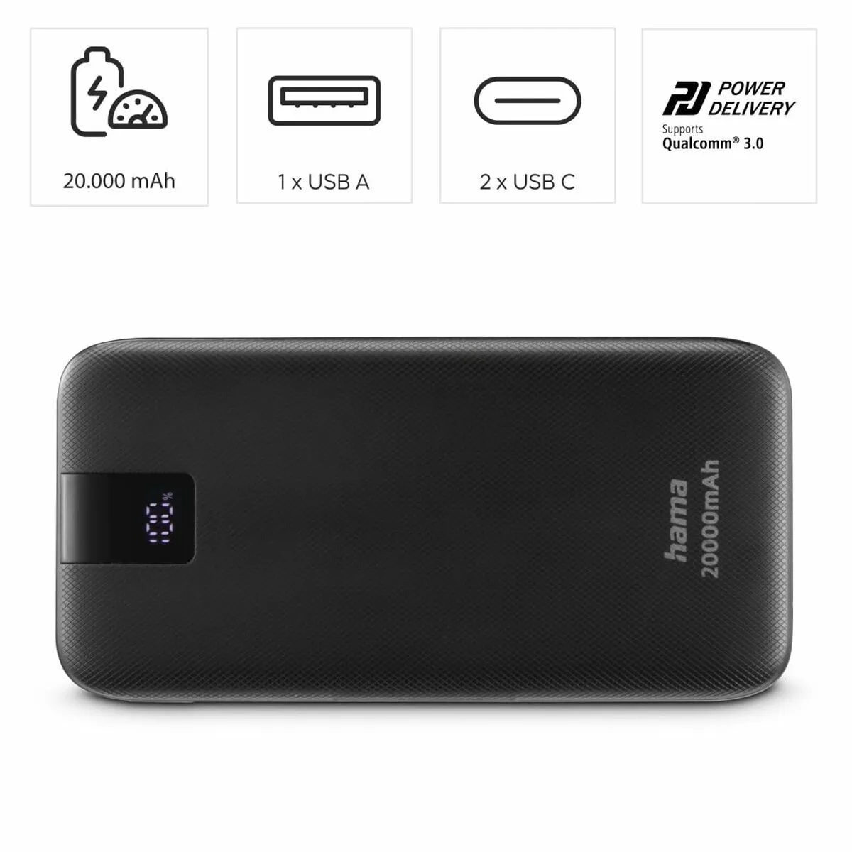 Batterie pour ordinateur portable hama 00201719 anthracite 20000 mah s046627877. Chez Diaytar, nous célébrons la singularité de chaque produit, qu'il s'agisse d'un gadget tech ou d'un ustensile maison