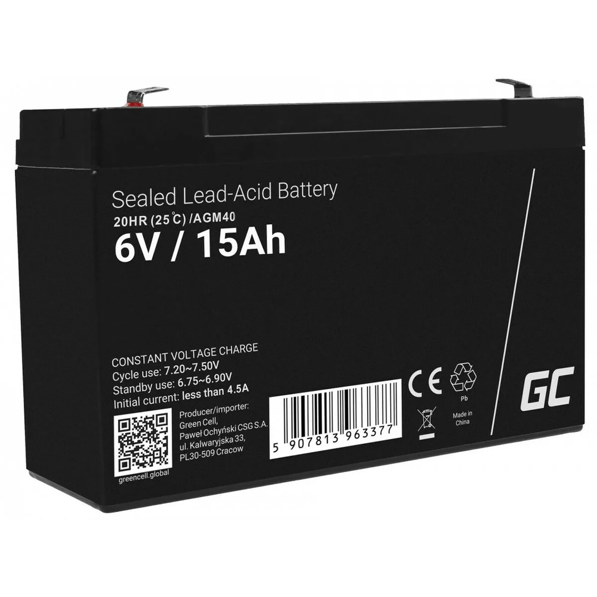 Batterie pour systeme d alimentation sans interruption green cell agm40 14000 mah 6 v s912989628. Avec Diaytar, faites de chaque achat en ligne une découverte et de chaque produit un ajout valuable à votre univers