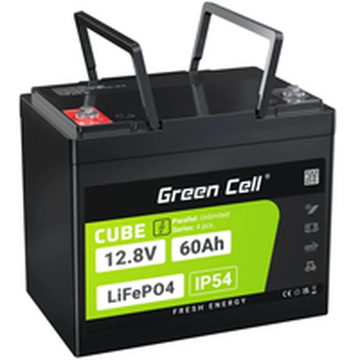 Batterie pour systeme d alimentation sans interruption green cell lfpgc12v60ah 60 ah 768 wh s9112186463. Découvrez l'univers Diaytar - Des milliers de produits sélectionnés avec soin pour vous.