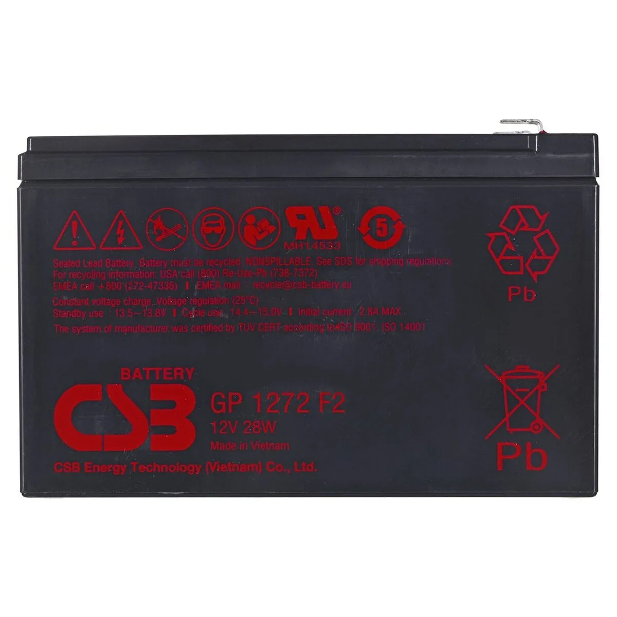 Batterie pour systeme d alimentation sans interruption hitachi csb gp1272 f2 72 ah 12 v s912981085. Diaytar, c'est la promesse de découvrir au moins un produit qui vous fera dire 'Mais où était-il donc tout ce temps ?'.