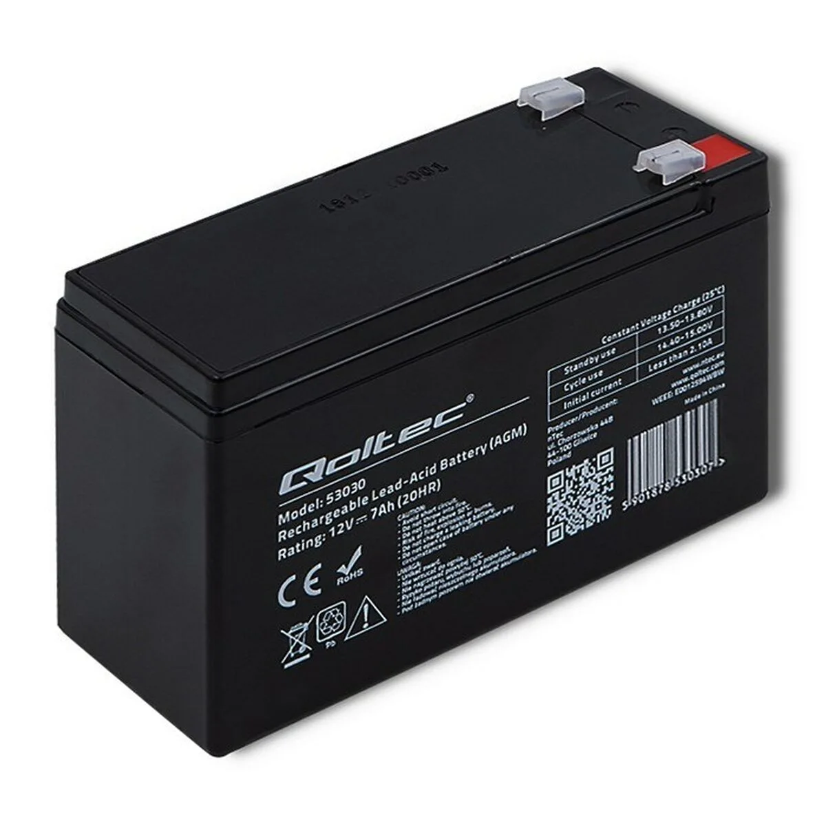 Batterie pour systeme d alimentation sans interruption qoltec 53030 7 ah 12 v s912995758. Diaytar cultive l'art de la surprise en vous proposant constamment de nouveaux produits généraux et high-tech inattendus