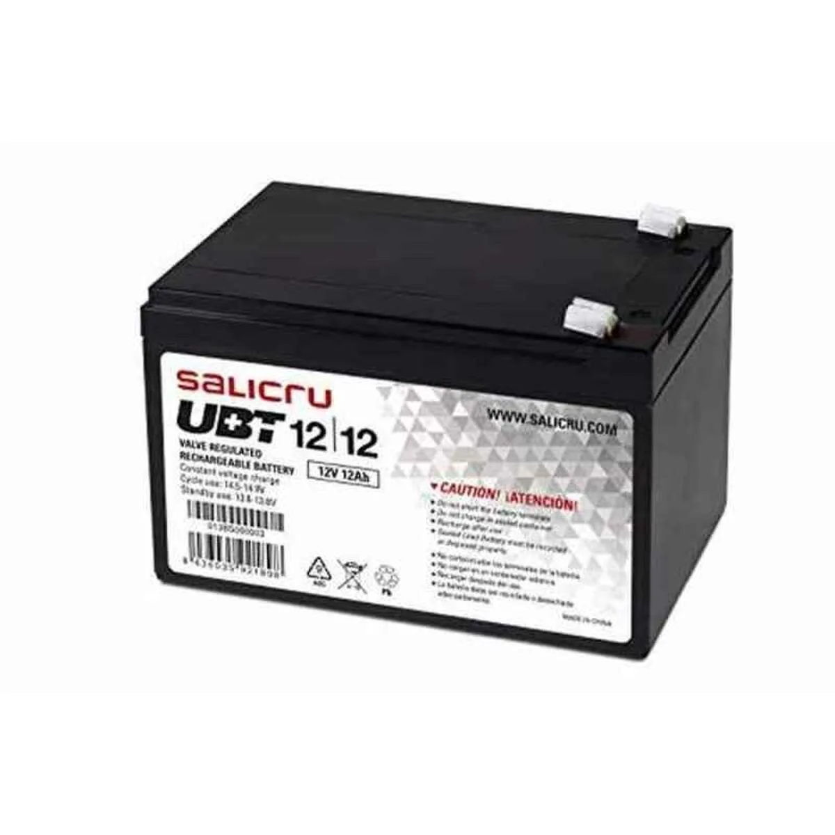 Batterie pour systeme d alimentation sans interruption salicru ubt 12 12 12 ah 12 v 12 ah 12 v s560208047. Diaytar ne stocke pas des produits, il collectionne des pièces uniques pour enrichir votre quotidien.