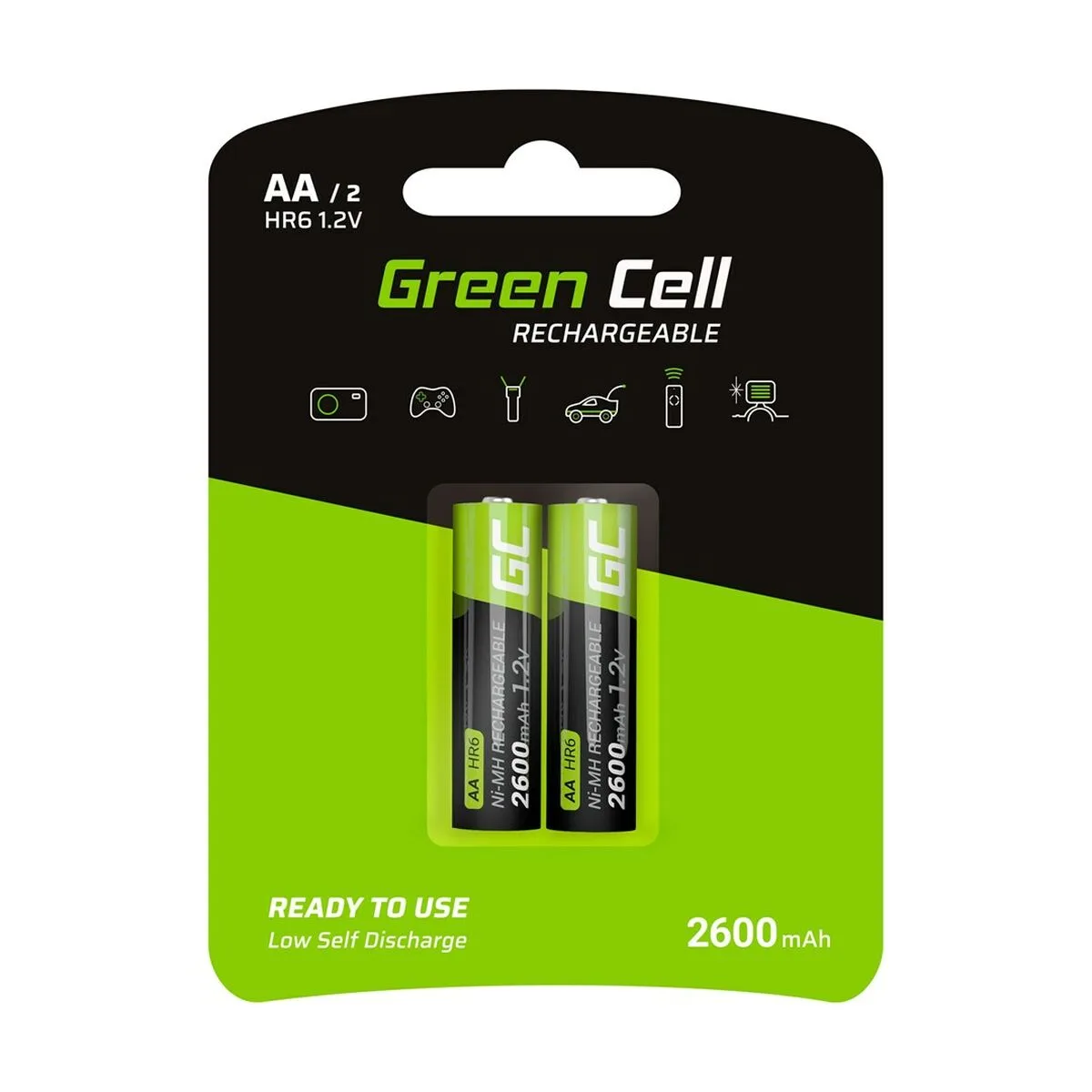 Batterie rechargeable green cell gr05 2600 mah 1 2 v aa s913939988. Rejoignez la communauté Diaytar et vivez une expérience shopping unique.