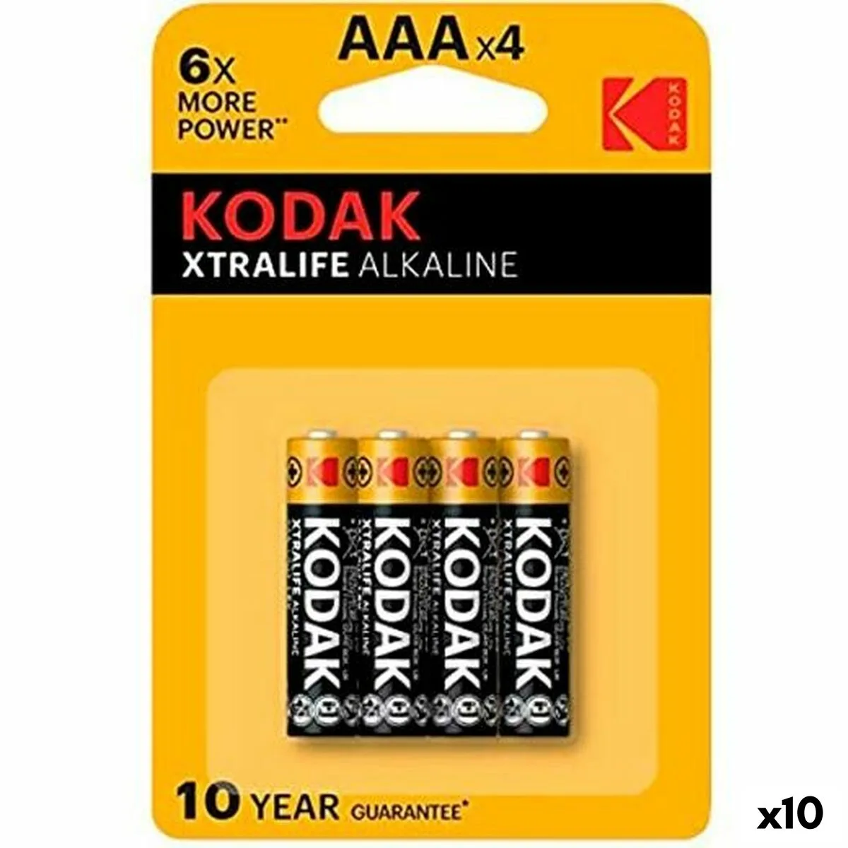 Batteries kodak xtralife lr03 aaa 4 pieces 10 unites s843095458. Bien plus qu'un simple site, Diaytar est une expérience de découverte permanente de produits utiles, beaux et novateurs