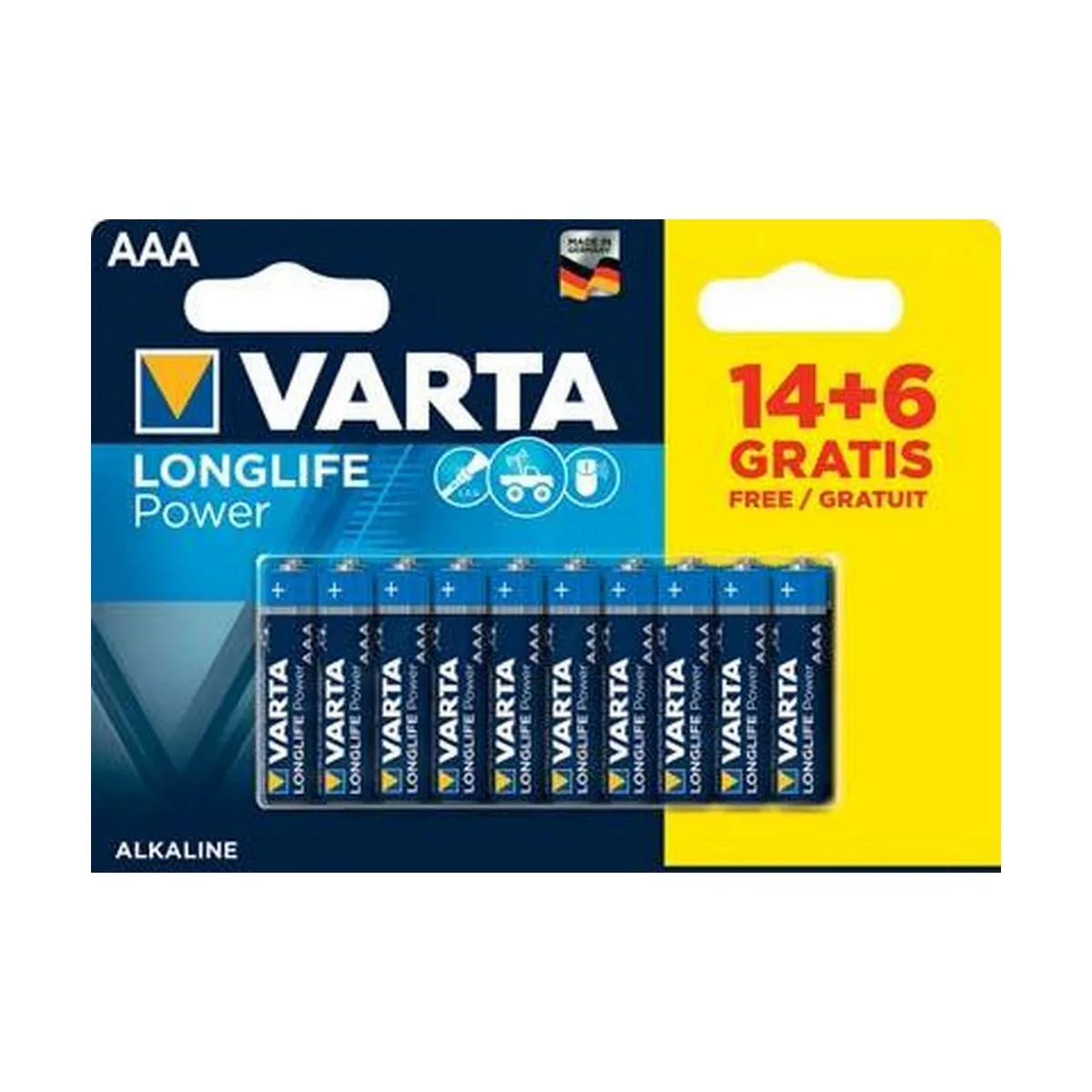 Batteries varta longlife power 20 pieces s790245086. Notre credo ? L'excellence accessible. Diaytar rend le premium attainable dans chaque catégorie de produits.