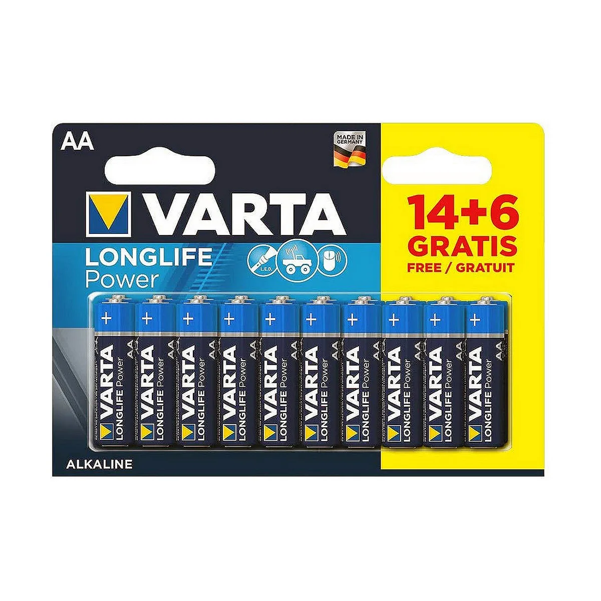 Batteries varta longlife power 20 pieces s790245190. Diaytar - L'art de bien vivre commence ici. Découvrez nos collections exclusives.