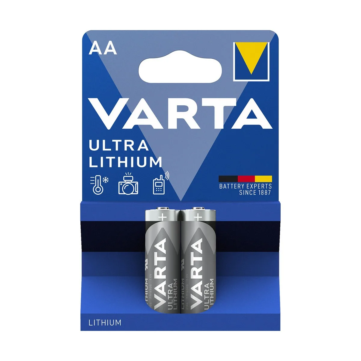 Batteries varta ultra lithium 1 5 v 2 unites s790215927. Votre vie, simplifiée et stylisée par Diaytar et sa collection de produits essentiels et innovants