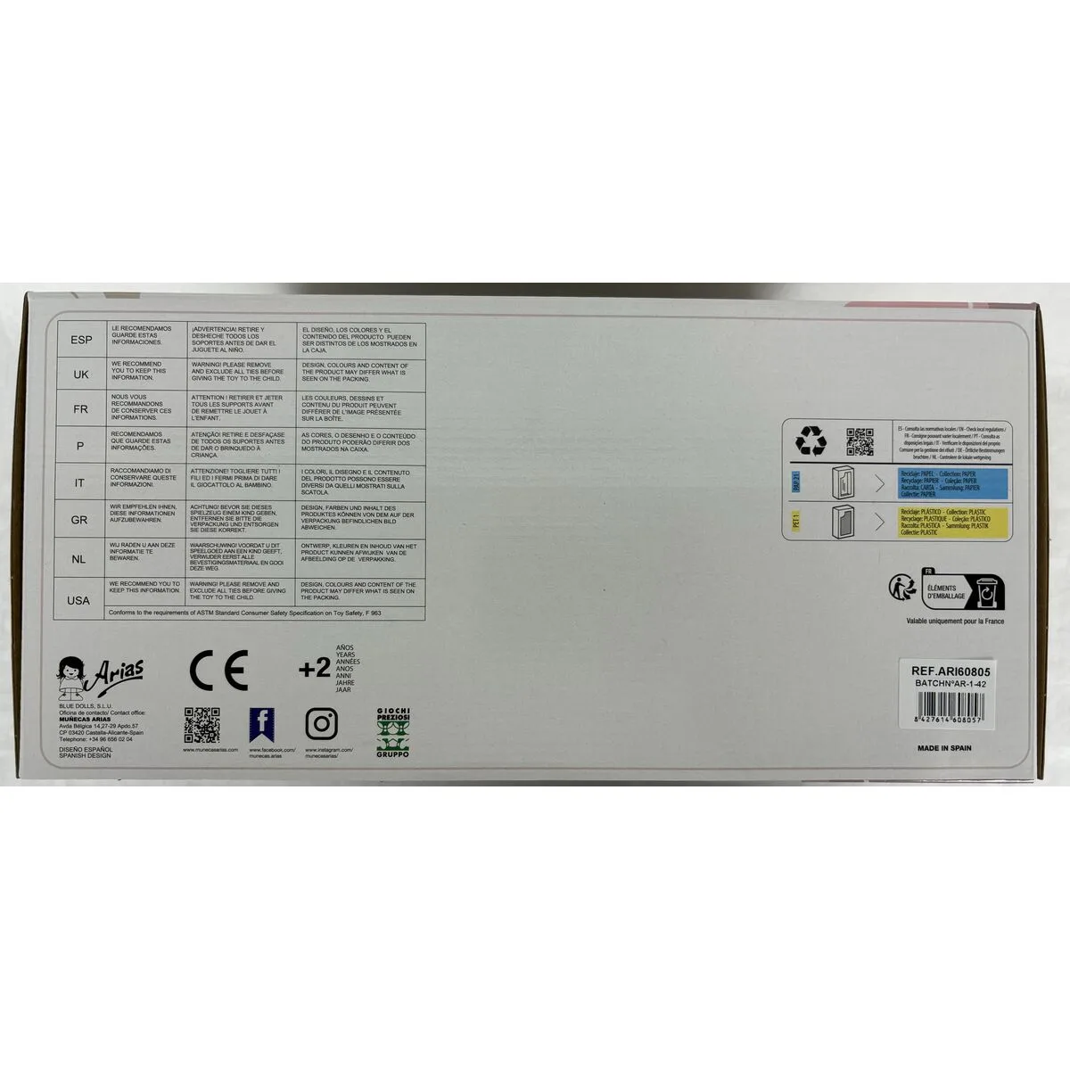 Bebe poupee arias elegance 30 cm gris s244189176. Diaytar, c'est l'histoire d'une passion pour les bons produits, quels qu'ils soient, et du désir de les partager avec vous