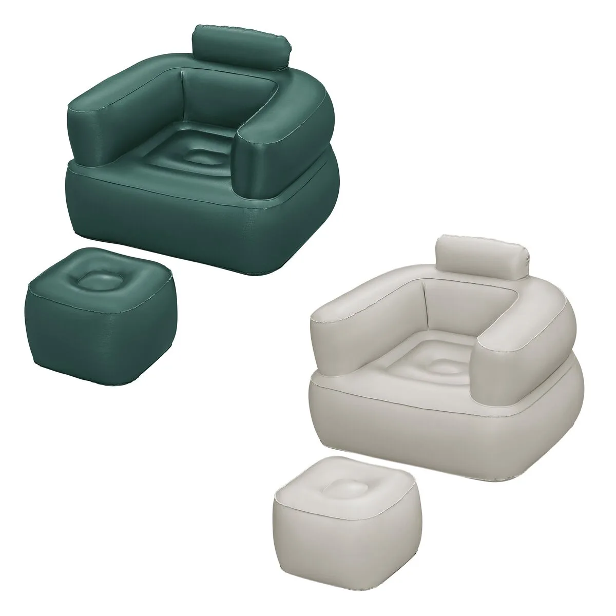 Bestway fauteuil gonflable avec repose pieds couleur assortie 107x99x80 48x48x36 cm d140092062. Diaytar, c'est la certitude de faire un choix judicieux. Chaque produit dans notre catalogue a passé nos tests exigeants.