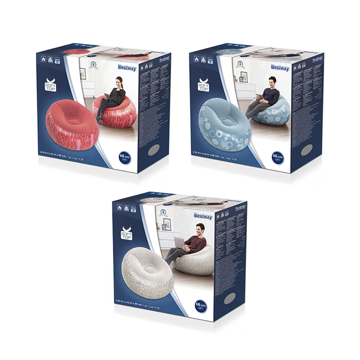 Bestway fauteuil gonflable geant fashion couleur assortie 112x112x66 cm interieur 75052 d140059815. Pour vous, nous avons créé Diaytar : l'antidote à la monotonie shopping, une injection régulière de produits novateurs.