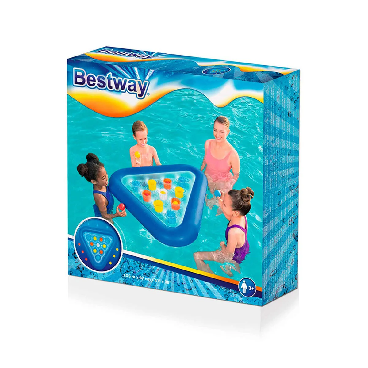 Bestway jeu flottant triangle gonflable avec balles 105x97 cm 3 ans piscine 52560 d140038329. Diaytar, c'est le manifeste d'un shopping plus intelligent, plus rapide, et résolument plus gratifiant.