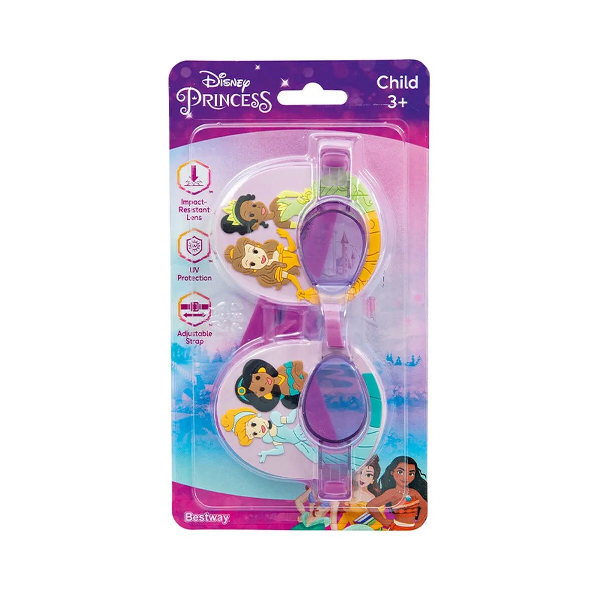 Bestway lunettes de natation pour enfants bande de silicone princesses 3 ans piscine et plage 09115 d140009949. Diaytar réinvente le e-commerce avec une approche généraliste axée sur la qualité, la tendance et l'accessibilité