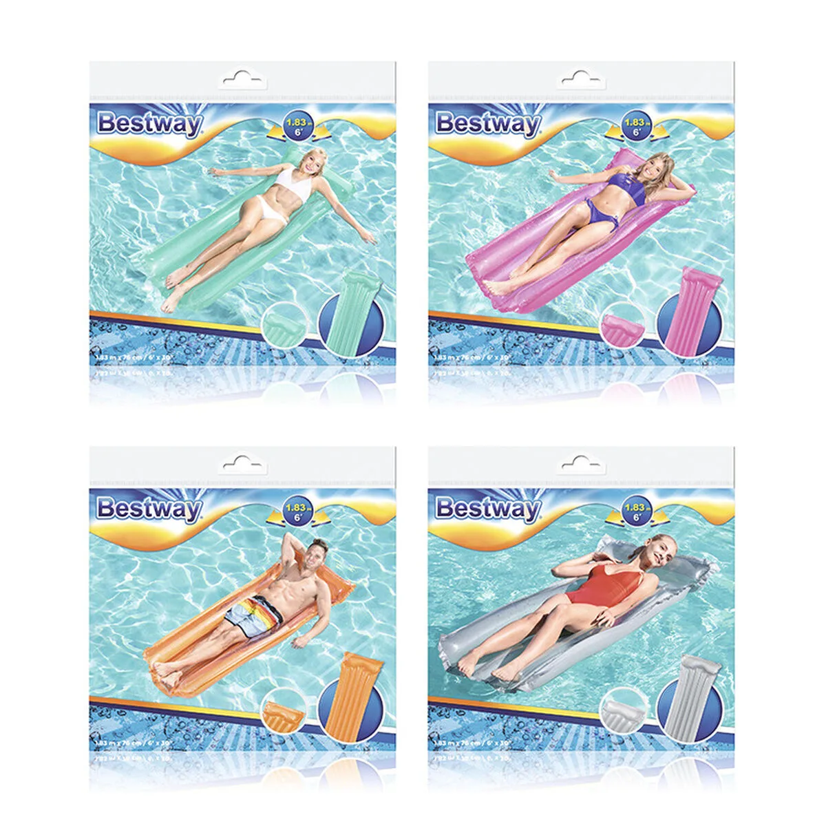 Bestway matelas gonflable deluxe couleur assortie 183x76 cm plage et piscine 44013 d140031298. Diaytar, c'est votre passeport pour un tour du monde des produits les plus inspirants, sans quitter votre canapé.