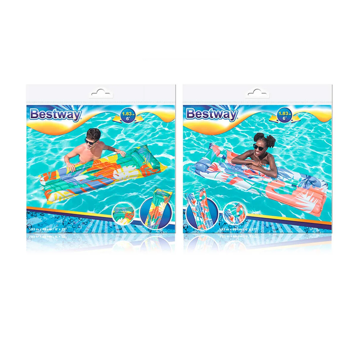 Bestway matelas gonflable fashion couleur assortie 183x69 cm plage et piscine 44033 d140031572. Révélez votre style avec la collection capsule Diaytar, limitée et exclusive.