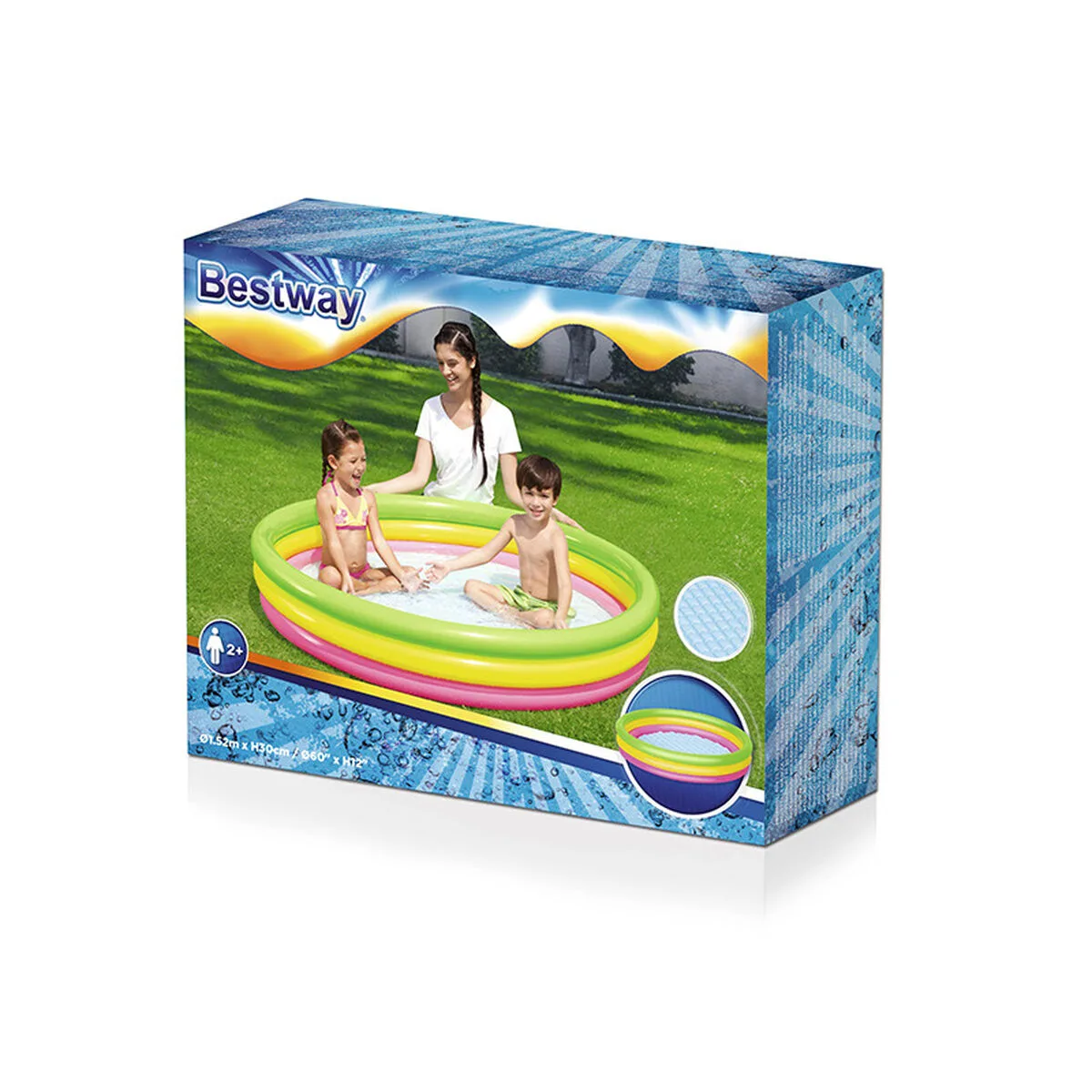 Bestway piscine gonflable 3 anneaux sol rembourre 152x30cm 2 ans jardin 51103 d140033322. Notre algorithme préféré chez Diaytar ? L'humain. Car rien ne remplace le coup de cœur pour un produit exceptionnel.