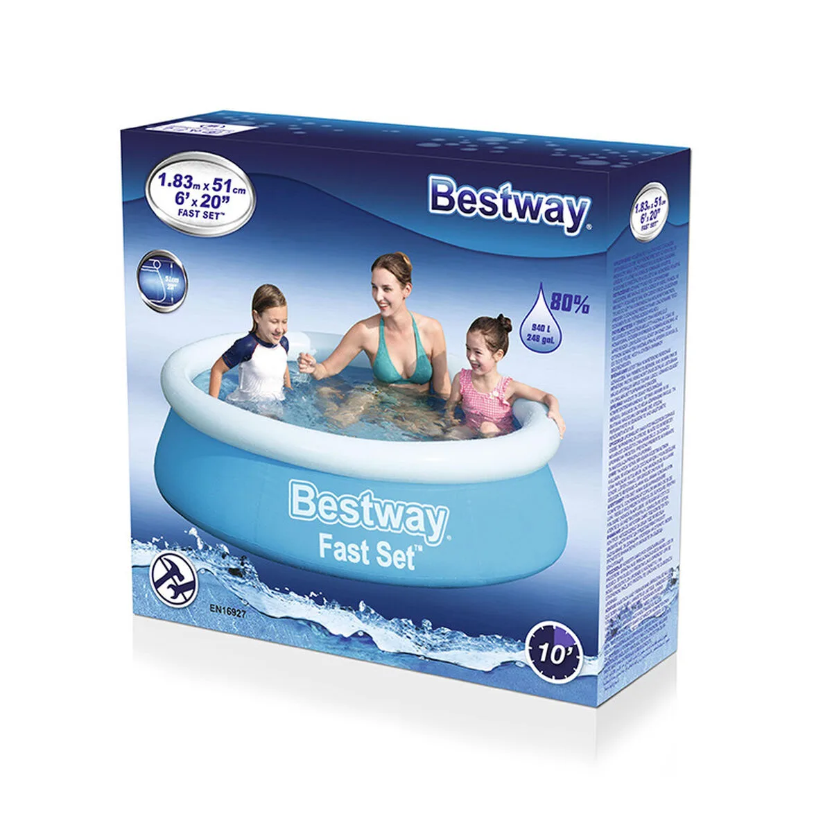 Bestway piscine gonflable adulte anneau 183x51 cm jardin 57392 d140045685. Les dernières tendances mode vous attendent chez Diaytar !