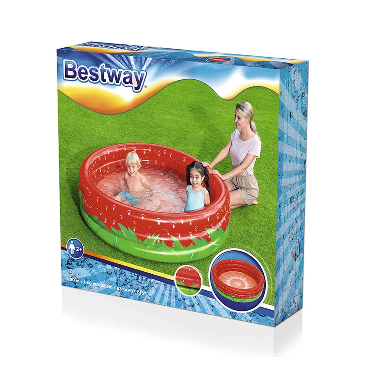 Bestway piscine gonflable enfant 3 anneaux fraise 168x38 cm 2 ans jardin 51145 d140034242. Diaytar a foi en une idée simple : les meilleurs produits, qu'ils soient électroniques ou généraux, embellissent le quotidien