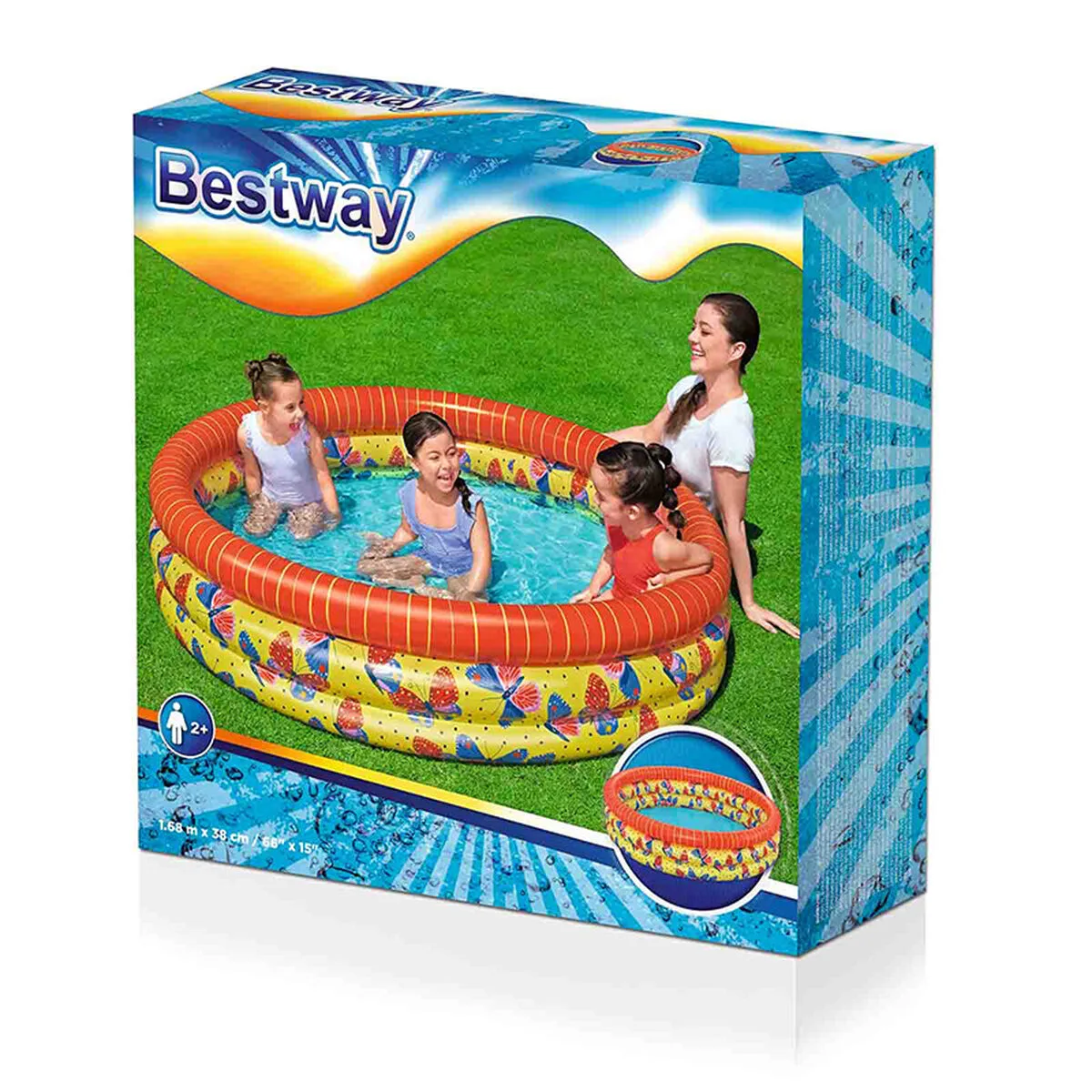 Bestway piscine gonflable enfant 3 anneaux papillons 168x38cm 2 ans jardin 51202 d140034366. Les influenceurs adorent Diaytar pour ses pièces mode avant-gardistes.