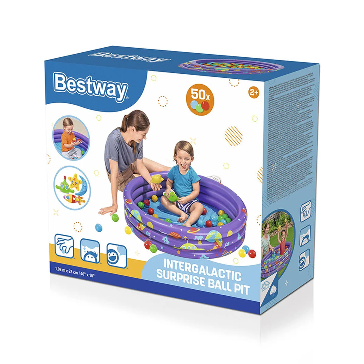 Bestway piscine gonflable enfantine 3 anneaux avec balles 102x25 cm 2 ans interieur et jardin 52466 d140037549. Nous sommes les storytellers du produit ordinaire devenu extraordinaire. Bienvenue dans le récit Diaytar.