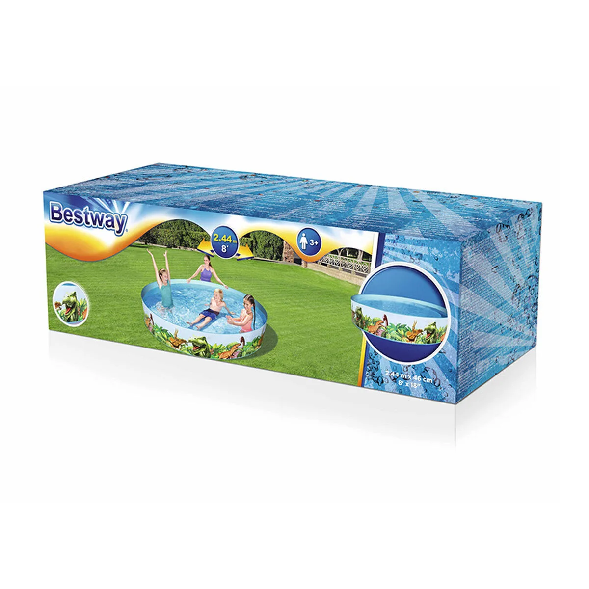Bestway piscine rigide enfant pvc dinosaures 244x46 cm 3 ans jardin 55001 d140043065. Notre raison d'être : vous faire économiser le plus précieux des resources : votre temps. Bienvenue sur Diaytar, les produits triés sur le volet.