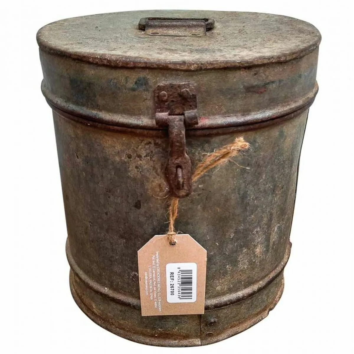Bidon decoratif alexandra house living gris fer style artisanal 22 x 23 x 22 cm d163257399. Explorez sans limite l'offre Diaytar : des milliers de produits pour satisfaire votre soif de nouveauté et de qualité