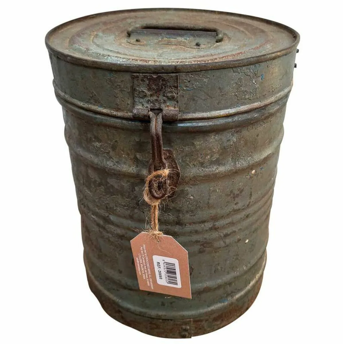 Bidon decoratif alexandra house living gris fer style artisanal 23 x 29 x 23 cm d163254826. Avec Diaytar, faites de chaque achat en ligne une découverte et de chaque produit un ajout valuable à votre univers