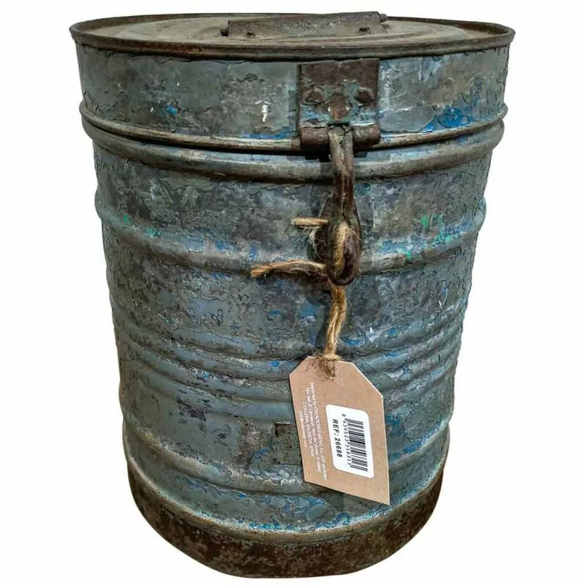 Bidon decoratif alexandra house living gris fer style artisanal 23 x 29 x 23 cm d163256359. Diaytar, c'est le livre dont vous êtes le héros. Chaque produit que vous choisissez est un chapitre de votre histoire.