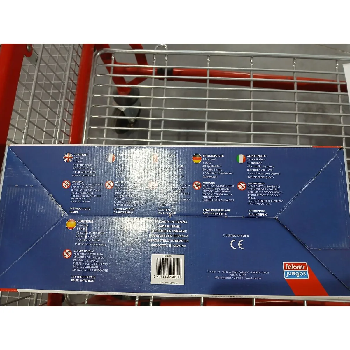 Bingo falomir carton plastique 40 x 33 x 21 cm s240387063. Diaytar, c'est l'art de la sérendipité appliqué au e-commerce : vous venez pour une chose, vous repartez avec l'objet de vos rêves.